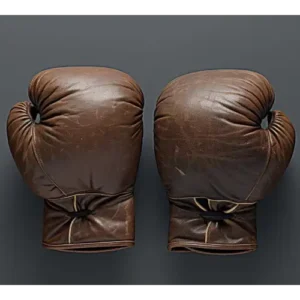 guantes de boxeo clasicos de color marron